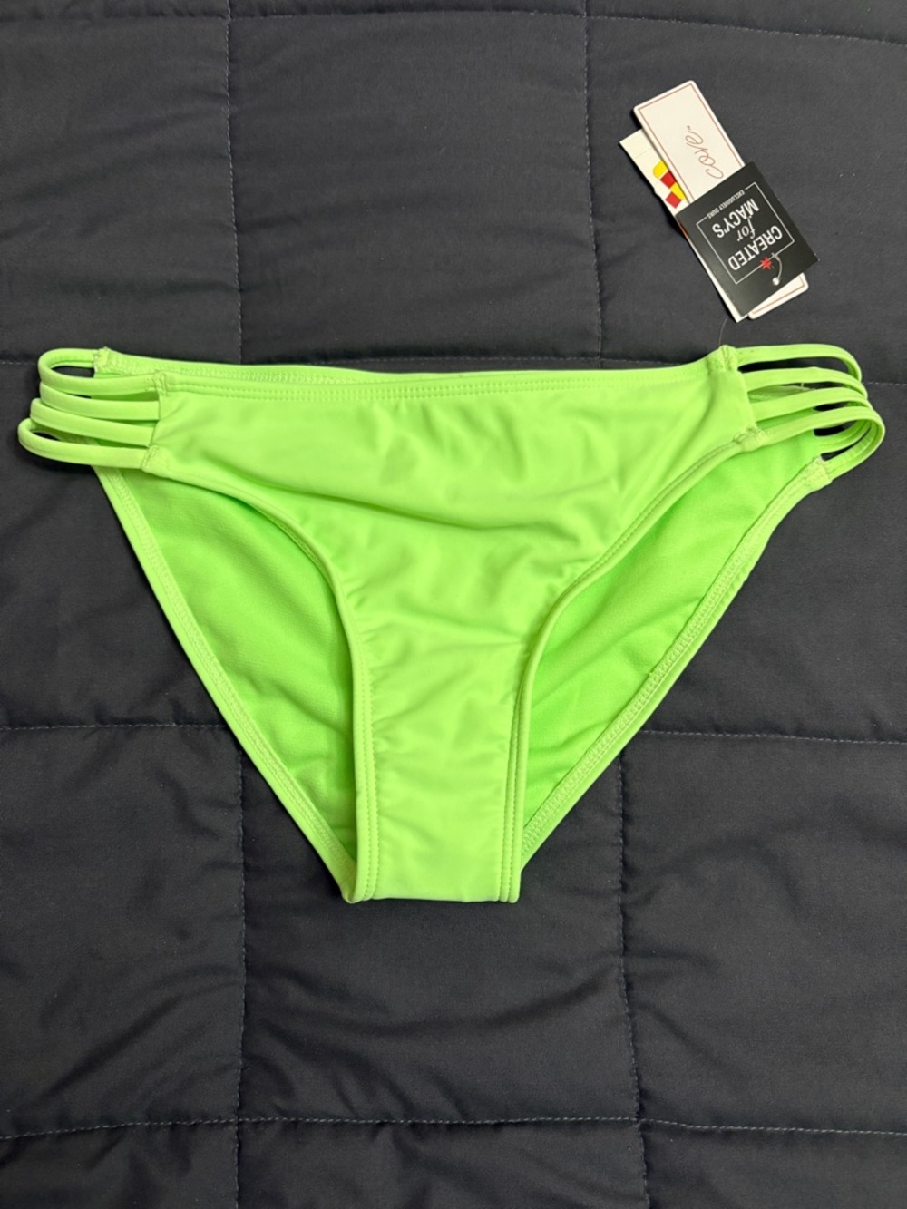 SALT + COVE Juniors' Strappy-Side Hipster Bikini Bottoms - Size: Small - NWT
